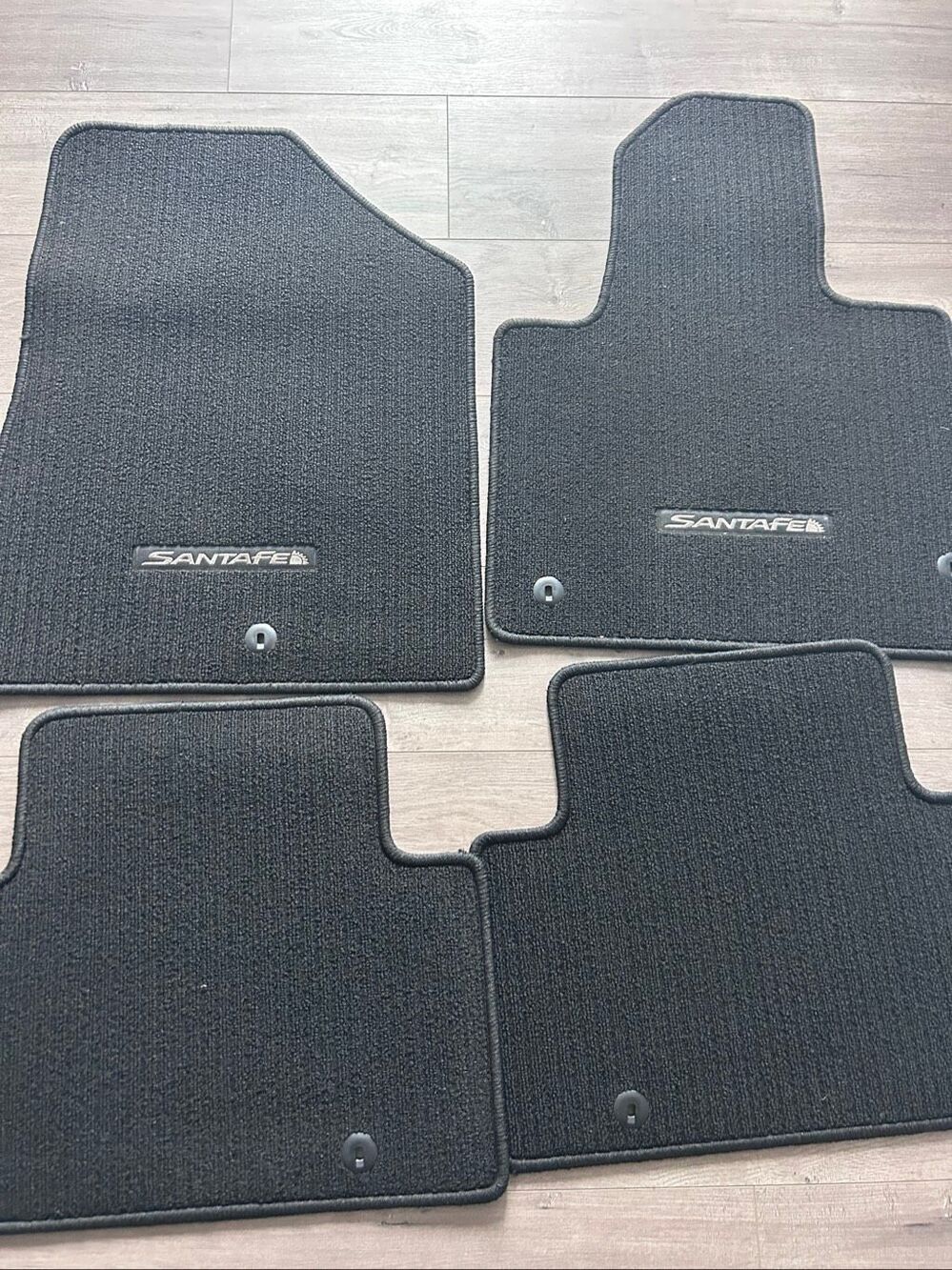 Hyundai Santa Fe Sport Floor Mats Black OEM 4ZF14-AC100NBC 2013-2018